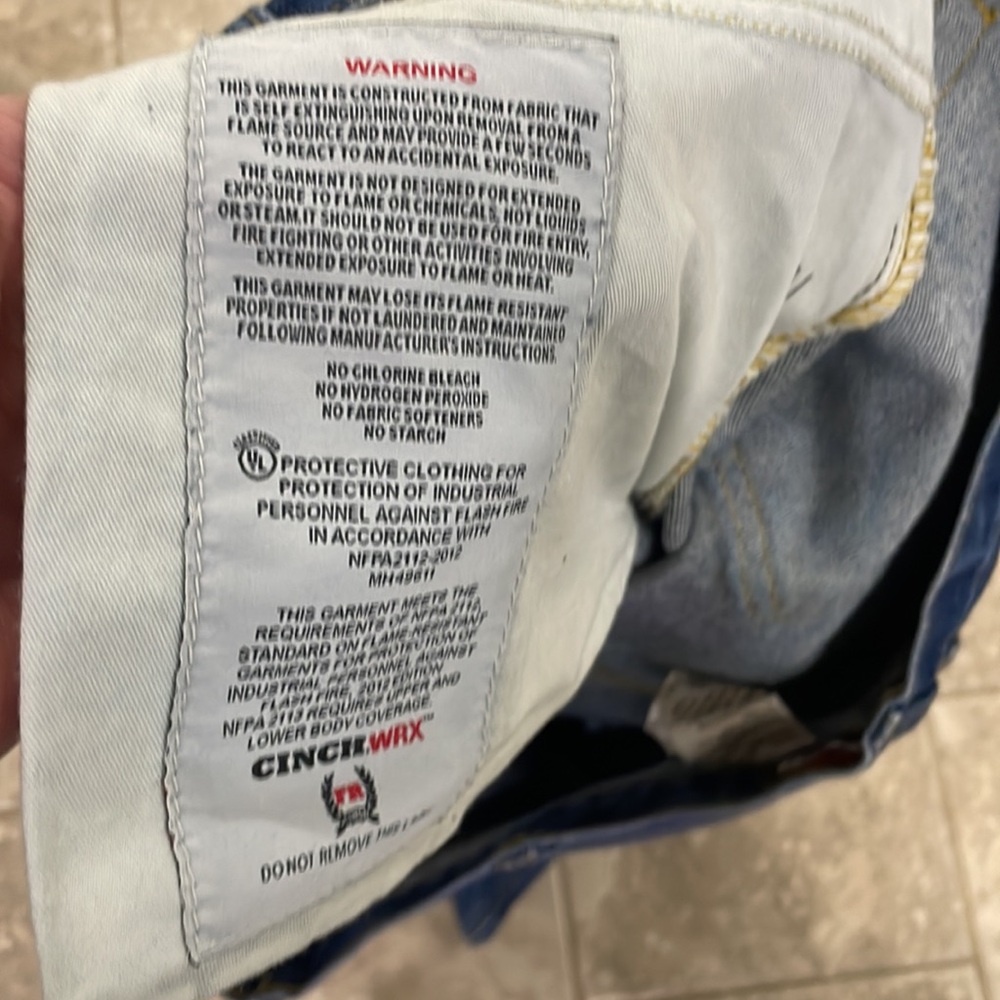 Cinch White Label Relaxed Fit WRX FR jean Size 44 x 34 - Picture 12 of 12